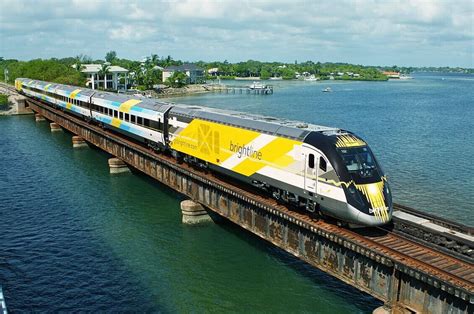 One northbound <b>train</b> and one southbound <b>train</b> will pass per hour, totaling 32 <b>trains</b> per day. . How fast is the brightline train